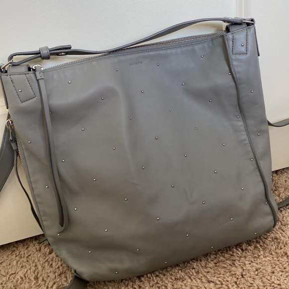 AllSaints Kathi Studded Leather Backpack - Picture 3 of 13